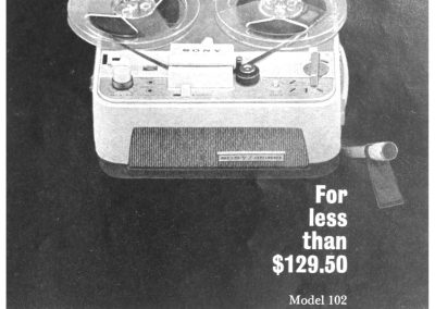 1961 Sony Tapecorder TC 102 - Sony 1964 5